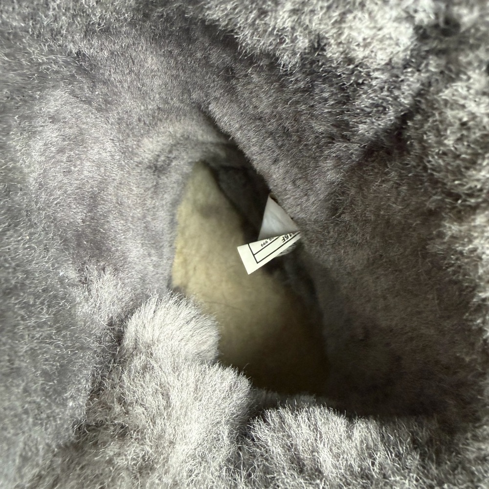 Ugg Gray Ugg Bailey Button Shearling Suede Boots … - image 6